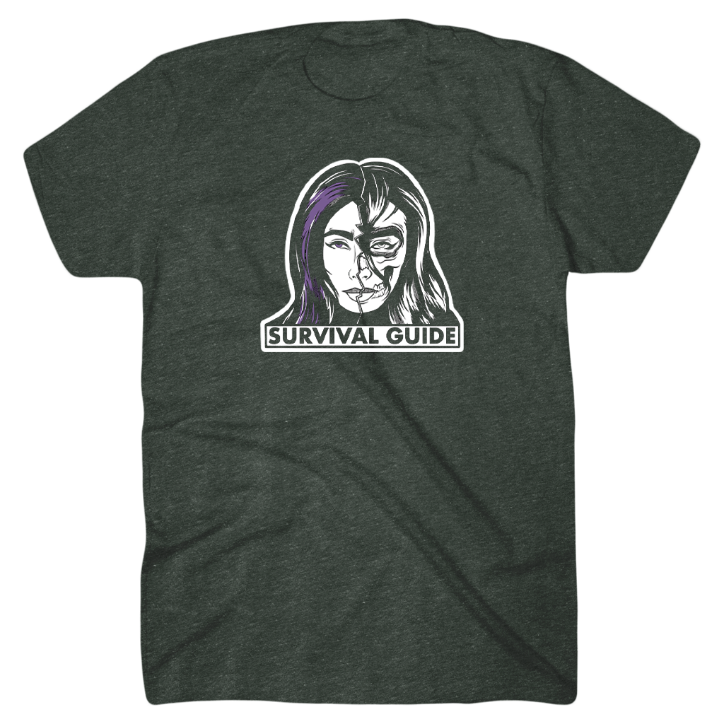 Survival Guide Kat T-shirt (Unisex Triblend)