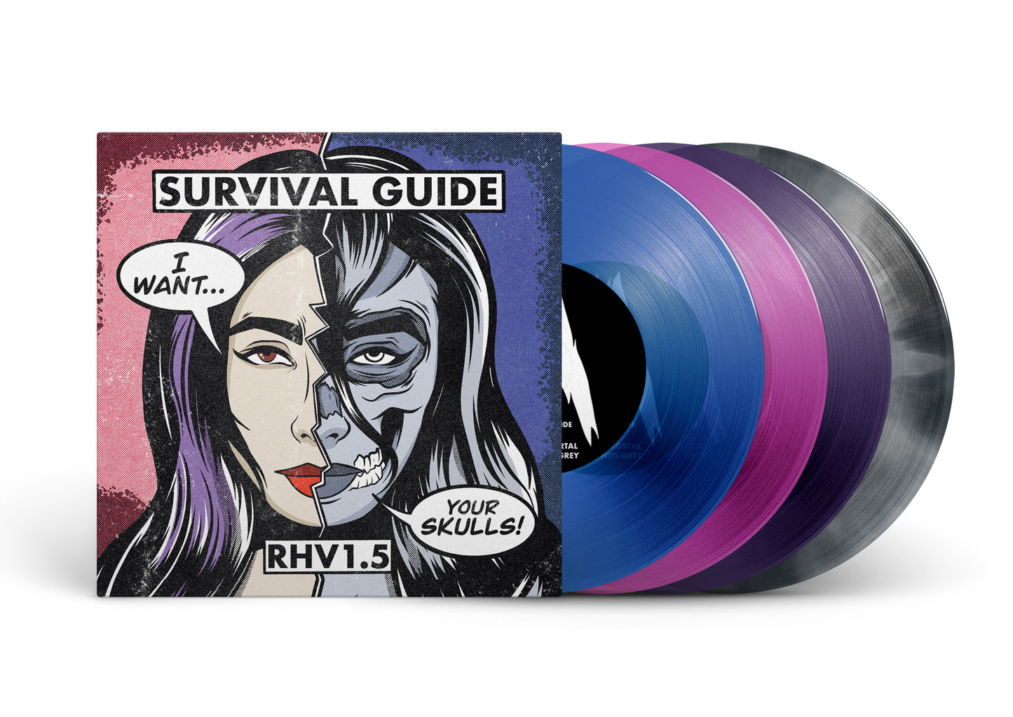 Survival Guide: RHV1.5 7" Record (randomly colored vinyl)